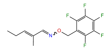 (E)-2-Methyl-2-pentenal o-(2,3,4,5,6-pentafluorobenzyl)-oxime